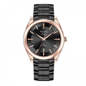 Alexandre Christie AC 8654 Rosegold Black Man MDBBRBA